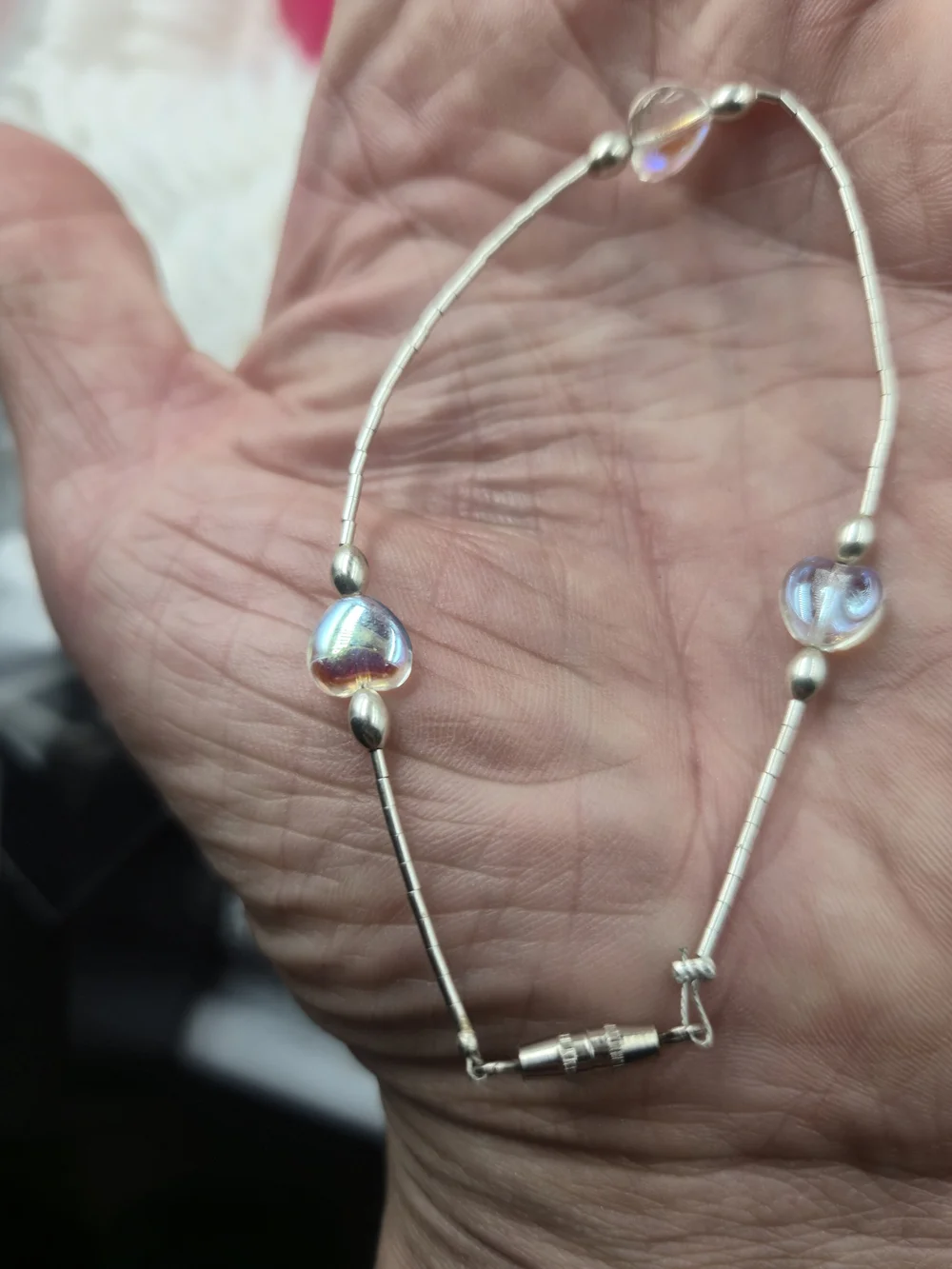 Sterling Silver Set necklace And Bracelet features a silver snake chain